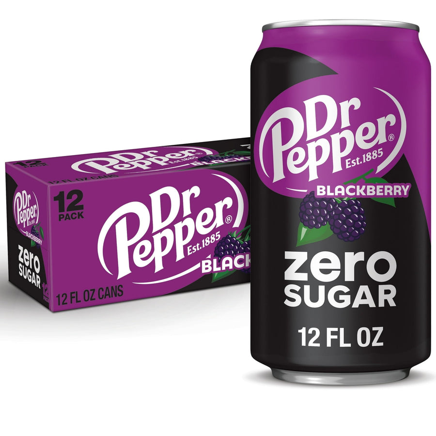 Dr Pepper Blackberry Zero Sugar Soda - Clean Zero Pick
